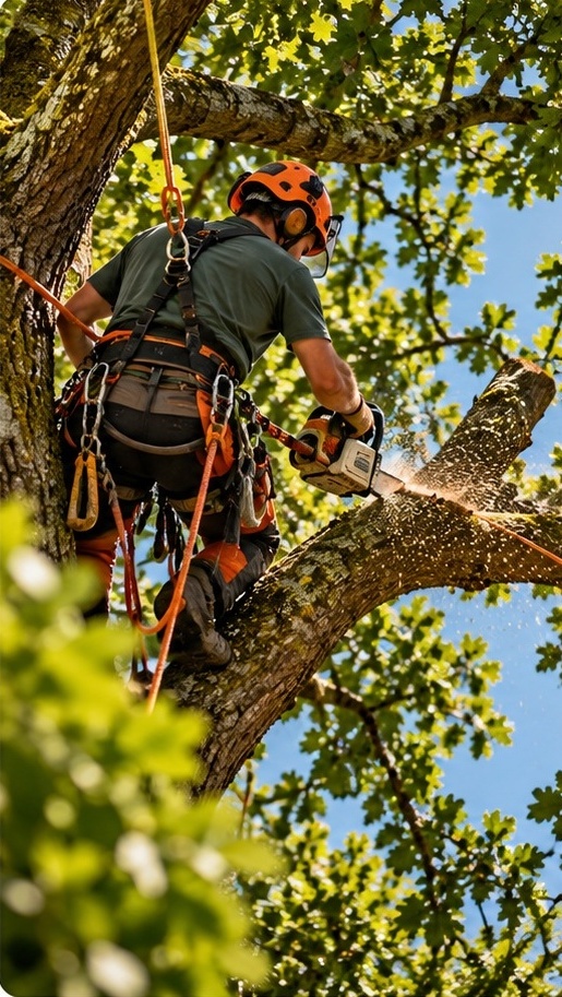 Élagage d'un arbre